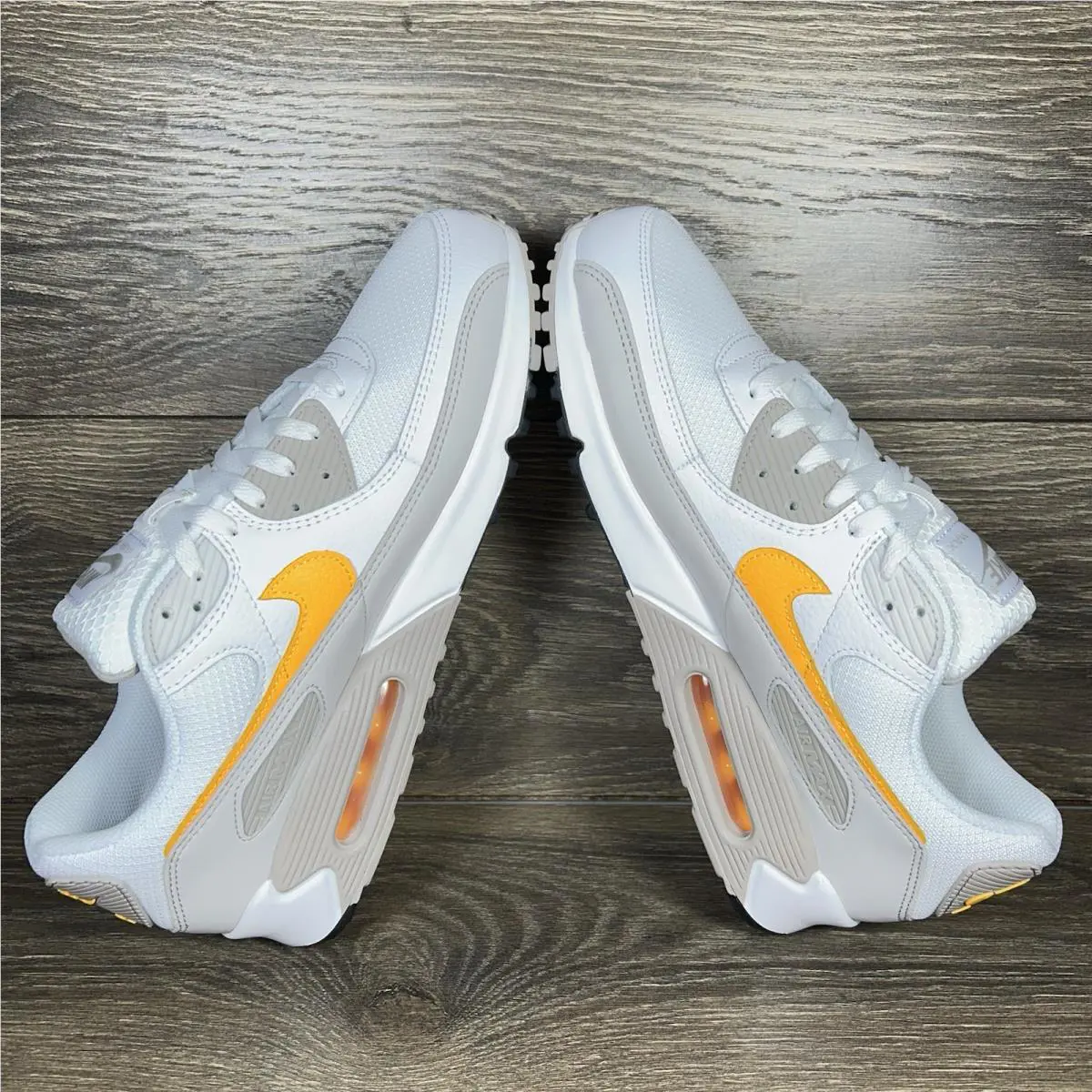 Nike shoes - Nike Air Max 90 White Orange - Orange, White 13