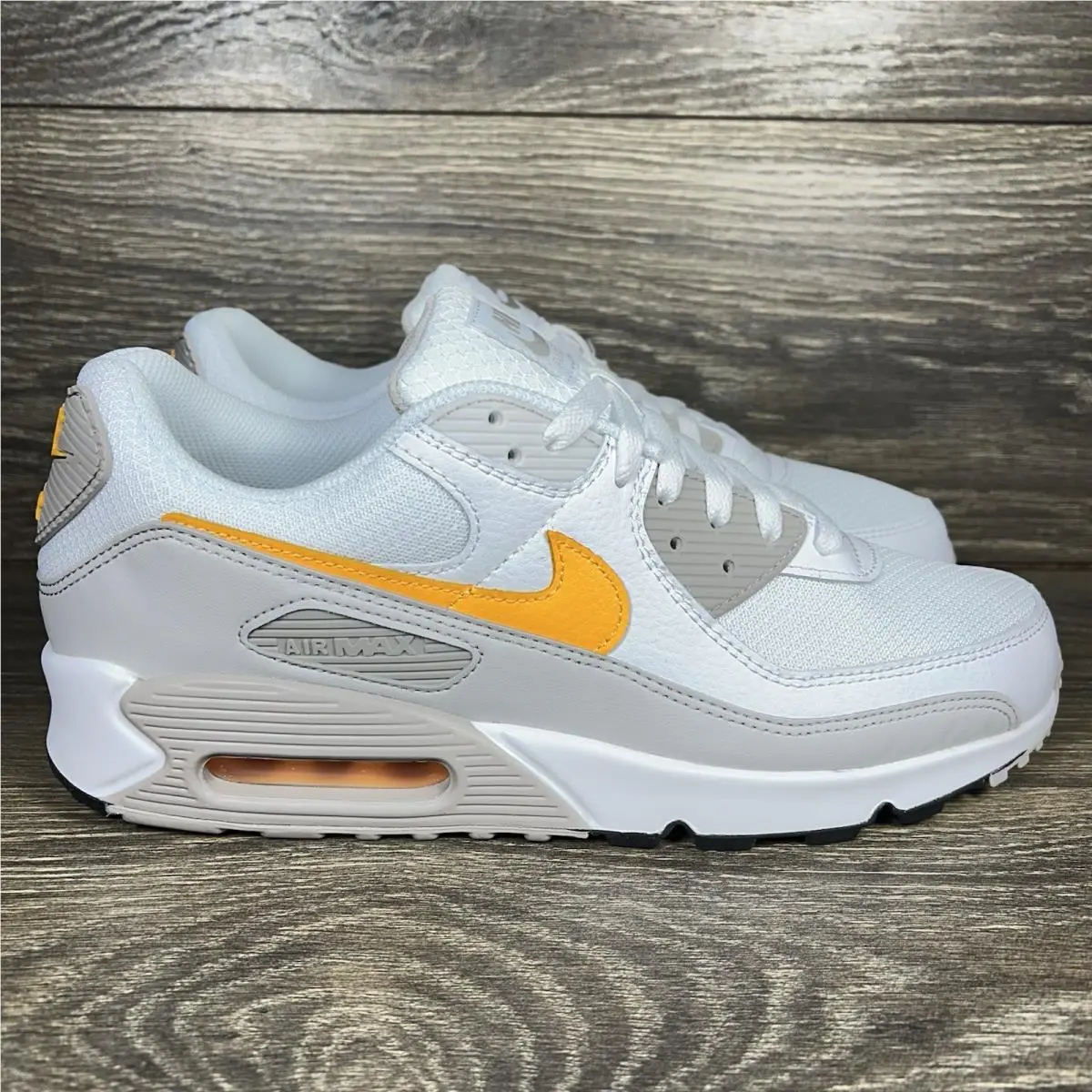 Nike shoes - Nike Air Max 90 White Orange - Orange, White 8