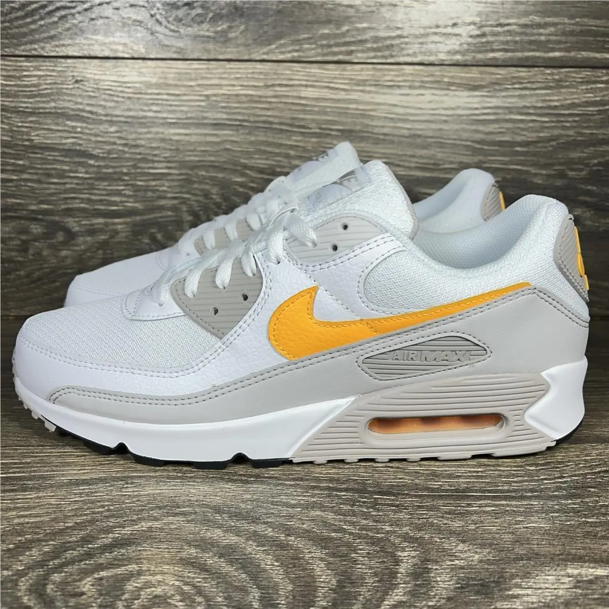Nike shoes - Nike Air Max 90 White Orange - Orange, White 10