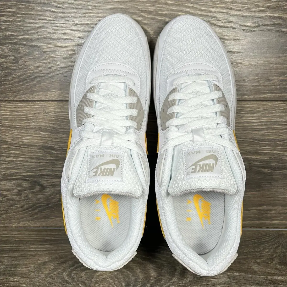 Nike shoes - Nike Air Max 90 White Orange - Orange, White 12