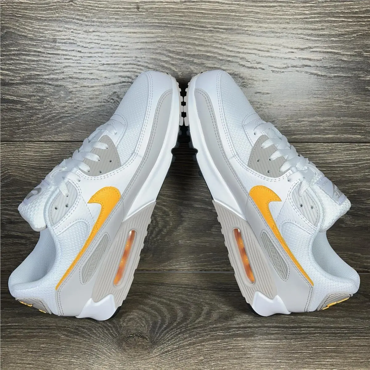 Nike shoes - Nike Air Max 90 White Orange - Orange, White 13