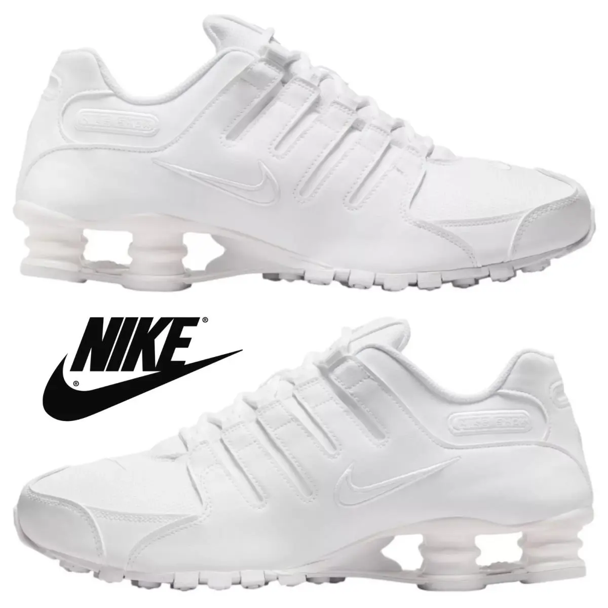 Nike shoes - Nike Shox - Shox - White, Maufacturer: White/White 17