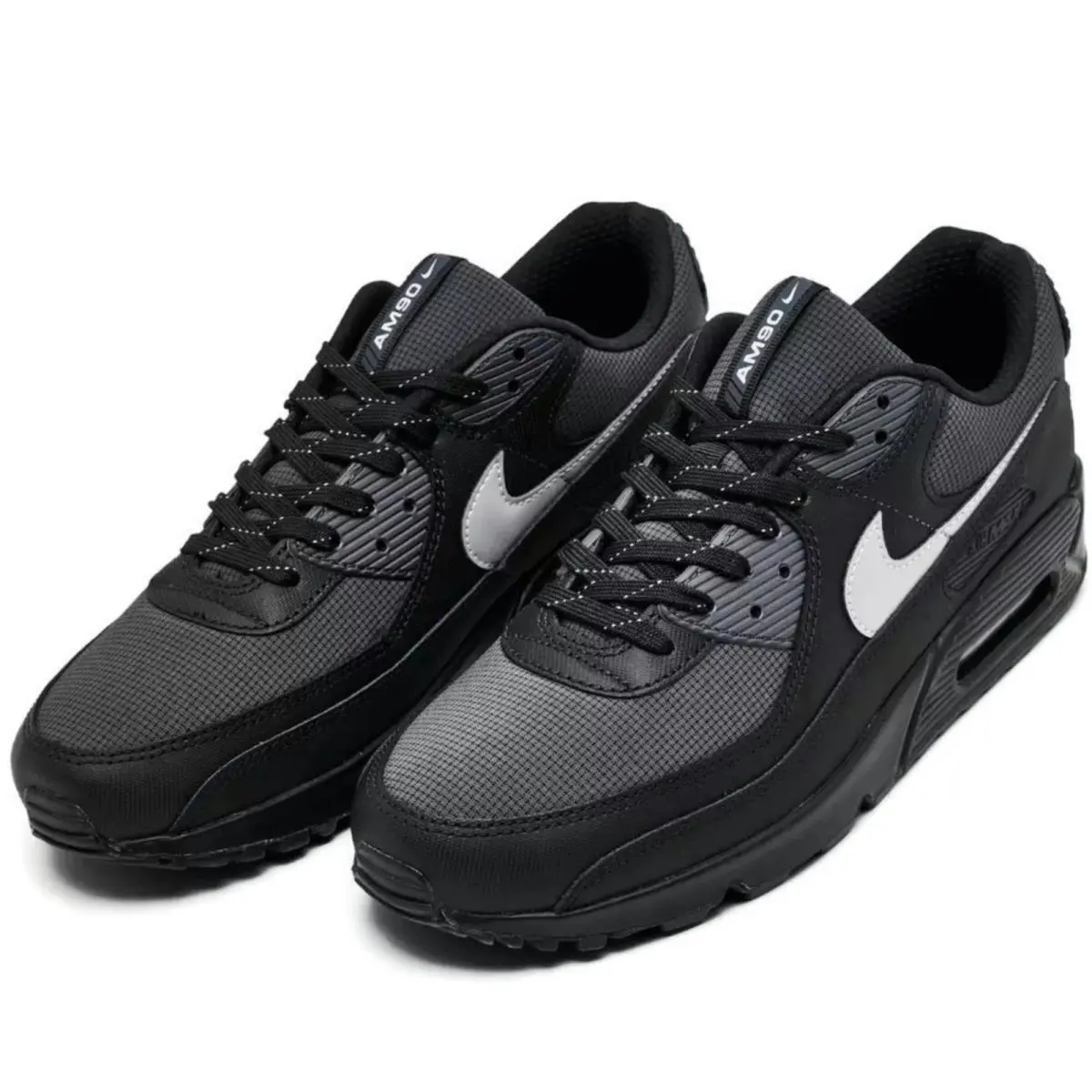 Nike shoes - Nike Air Max 90 - Air Max - Black, Maufacturer: Black/Reflective Silver/Anthacite 4