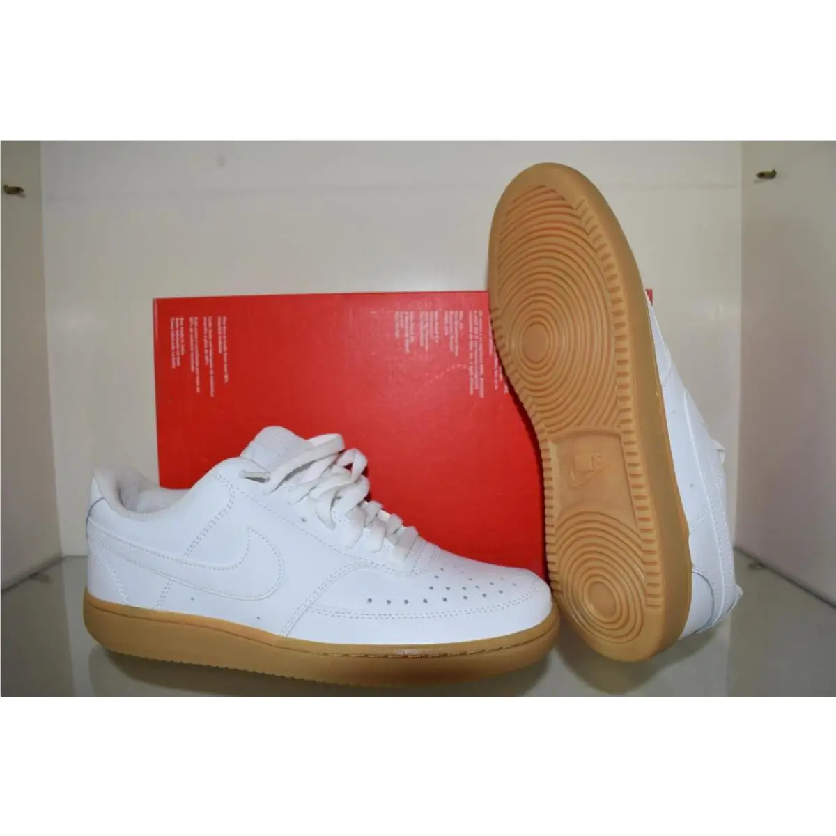 Nike shoes - Nike Court Vision Low Men`s Basketball Shoes - CD5463-105 - White 2