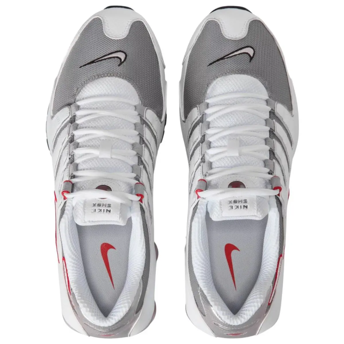 Nike shoes - Nike Shox - Shox - White, Maufacturer: White/Metallic Silver/Sport Red 4