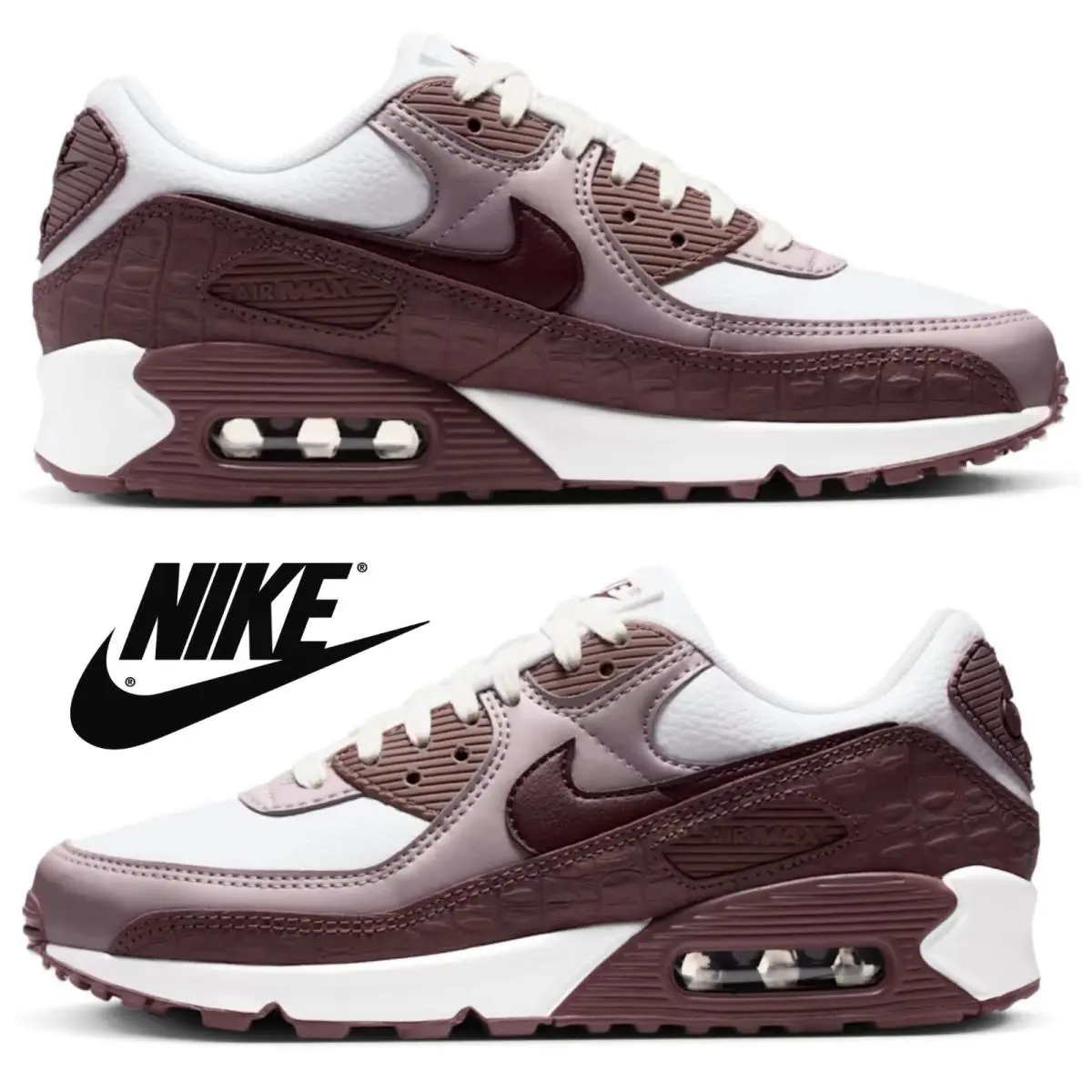 Nike shoes - Nike Air Max 90 - Air Max - Red, Manufacturer: Tattoo/Light Violet Ore/White/Burgundy Crush 26