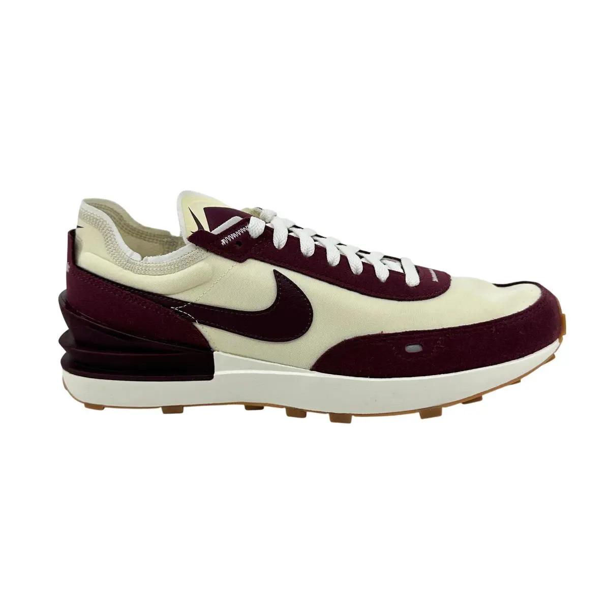 Nike Waffle One SE Coconut Milk Night Maroon Mens Athletic Sneaker - Beige, Manufacturer: Coconut Milk Night Maroon