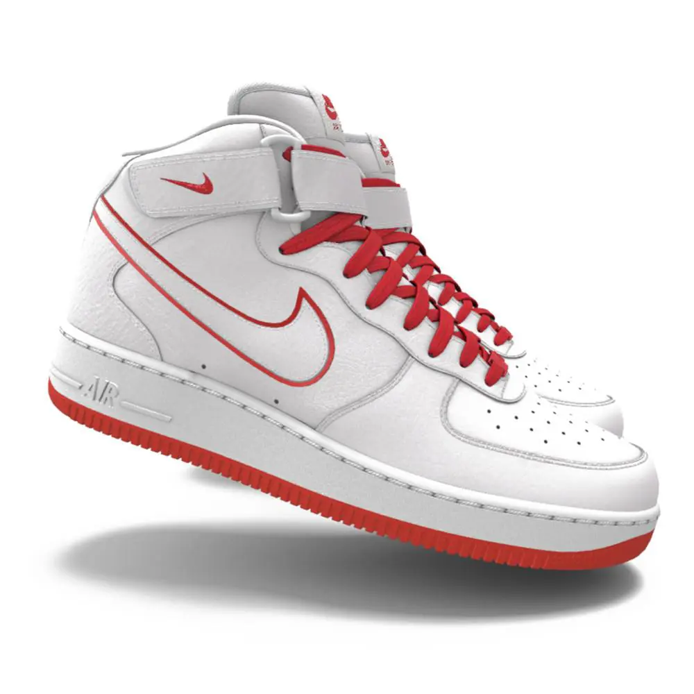 Nike shoes - Nike Air Force 1 Mid - White 0