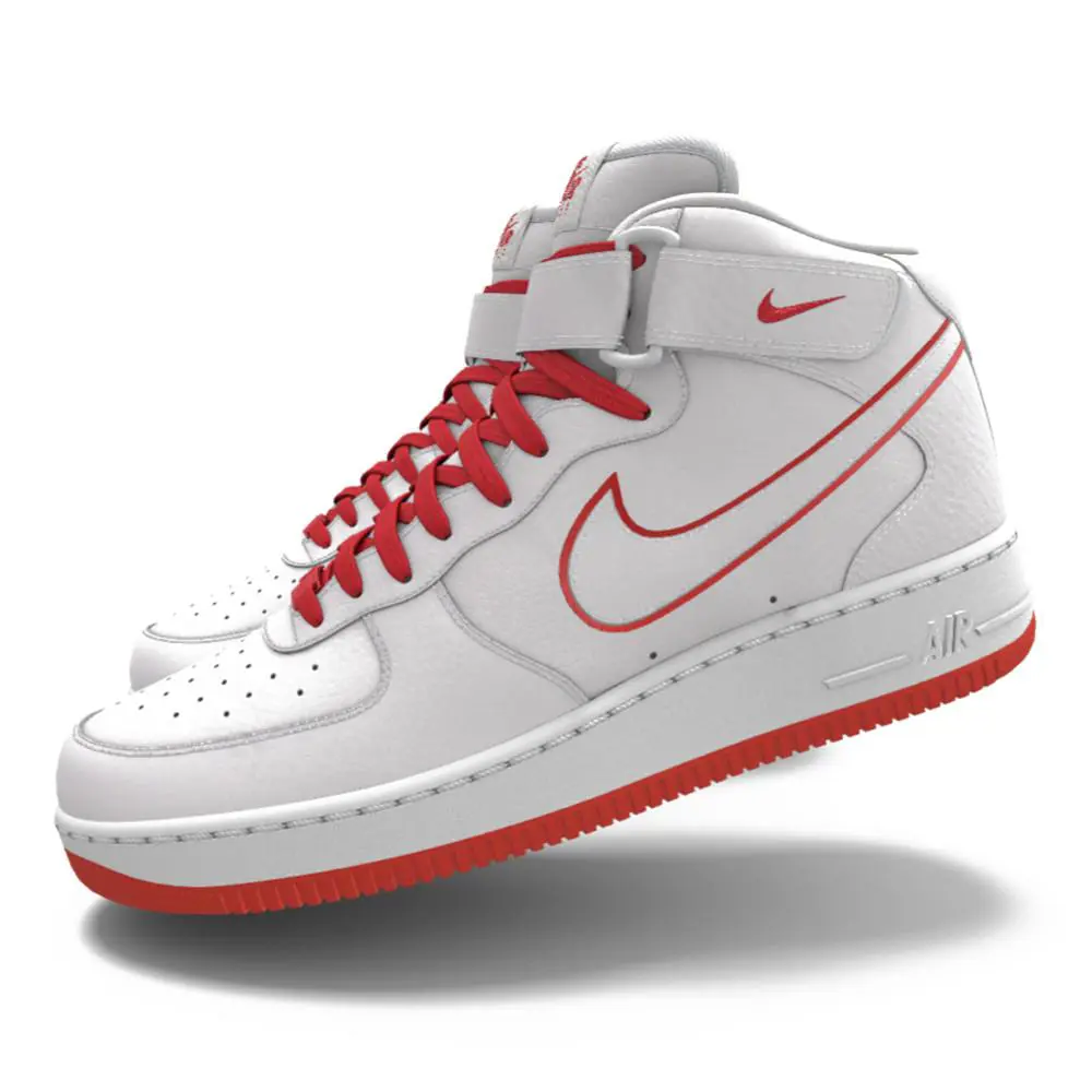 Nike shoes - Nike Air Force 1 Mid - White 1