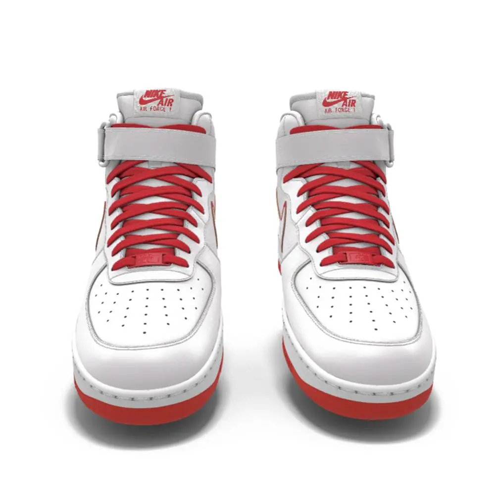 Nike shoes - Nike Air Force 1 Mid - White 3