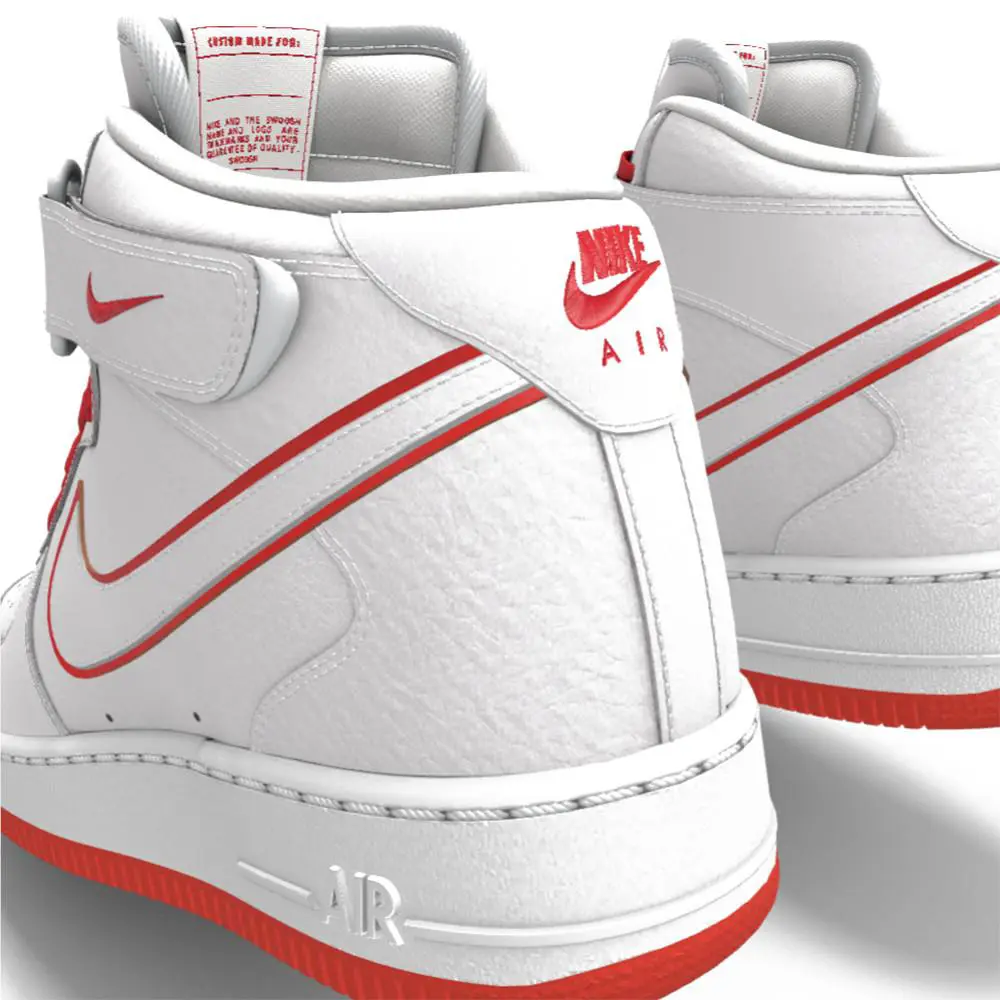 Nike shoes - Nike Air Force 1 Mid - White 6