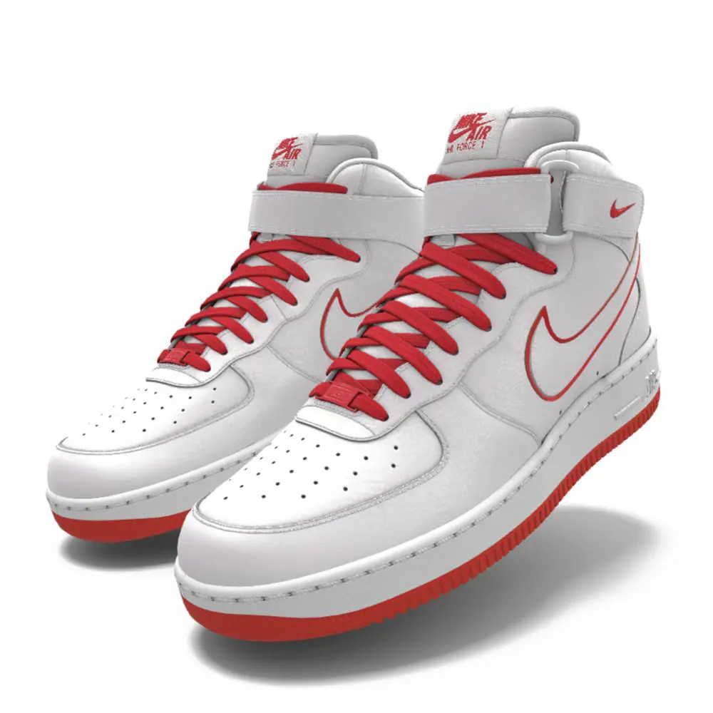 Nike shoes - Nike Air Force 1 Mid - White 7