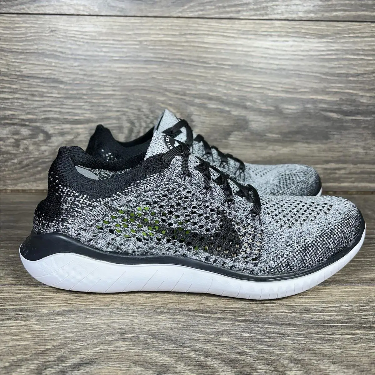 Nike shoes - Nike Free RN Flyknit 2018 Oreo - Black, White 0