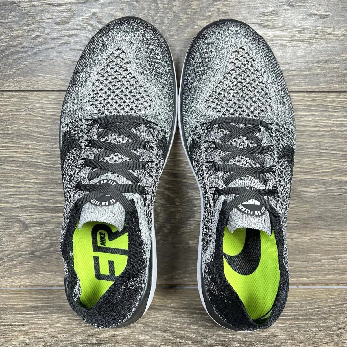 Nike shoes - Nike Free RN Flyknit 2018 Oreo - Black, White 4