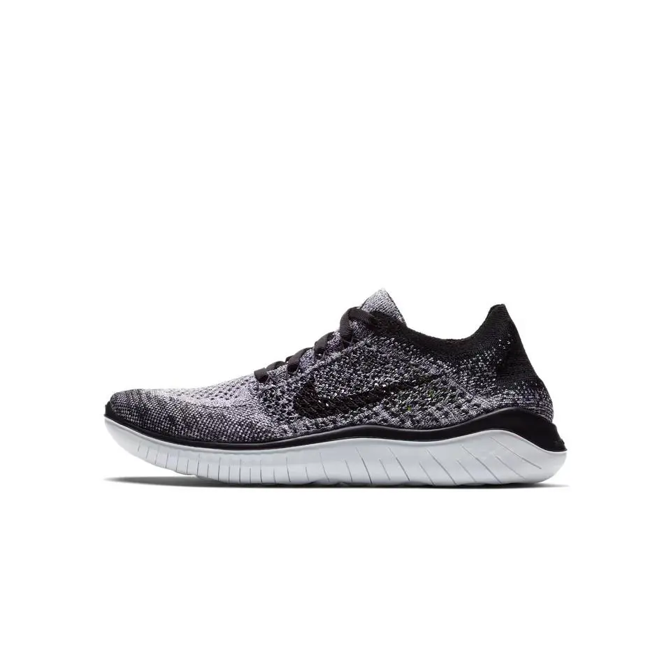 Nike shoes - Nike Free RN Flyknit - Free Flyknit - 942839-101 - WHITE BLACK 0