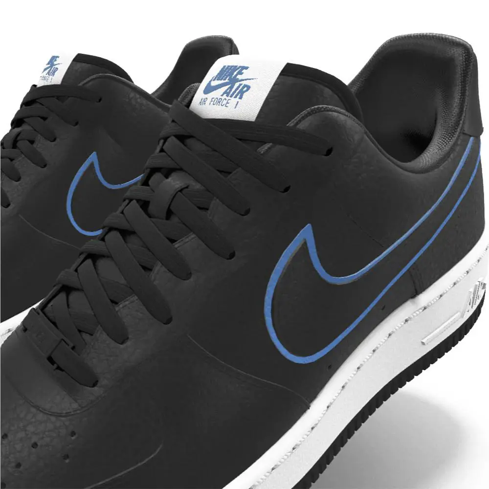 Nike shoes - Nike Air Force 1 Low - Black 16