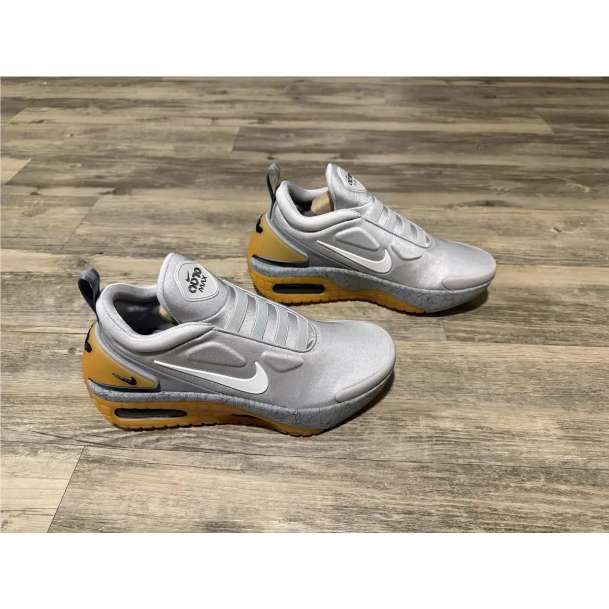 Nike shoes - Nike Adapt Auto Max - Adapt Auto Max - CW7304-001 - Gray/Orange 8