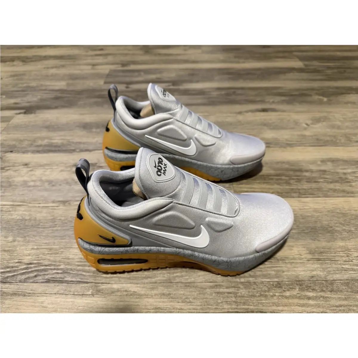 Nike shoes - Nike Adapt Auto Max - Adapt Auto Max - CW7304-001 - Gray/Orange 7
