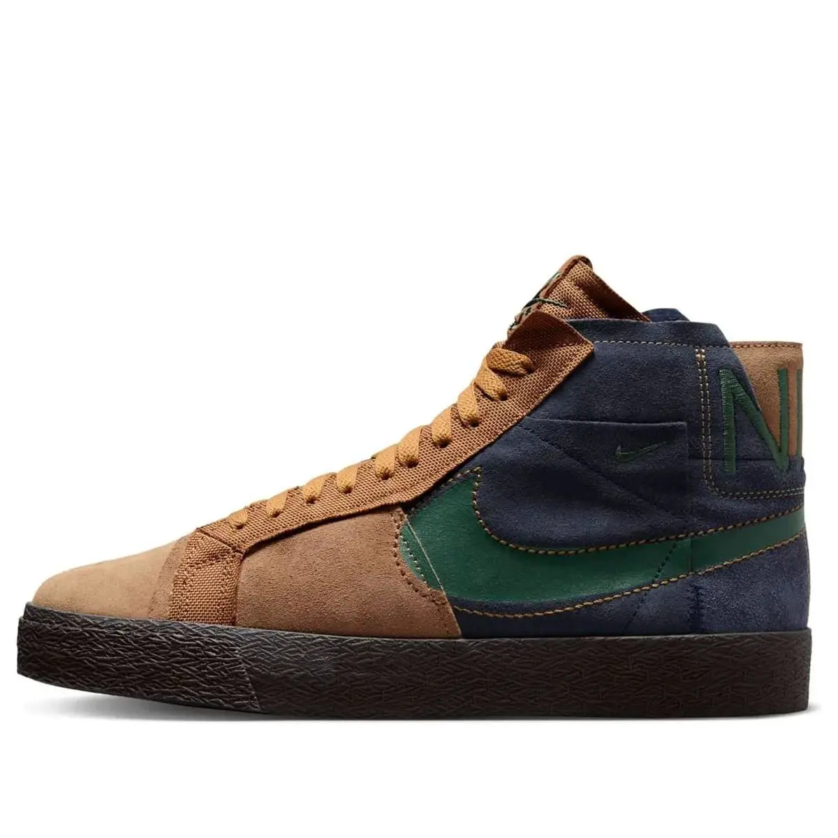 Nike SB Zoom Blazer Mid Premium “legend Dark Brown / Obsidian” Men’s Skate Shoes - Brown