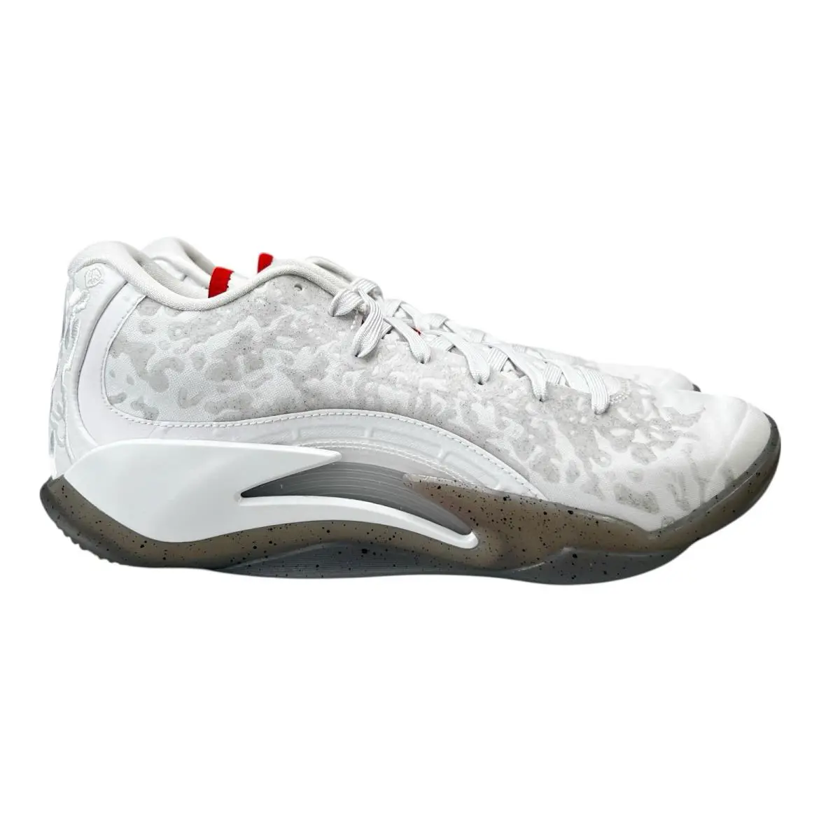 Nike Jordan Zion 3 Fresh Paint White Red Grey Shoes DR0675-106 Men`s Sz 8 - 10.5 - White