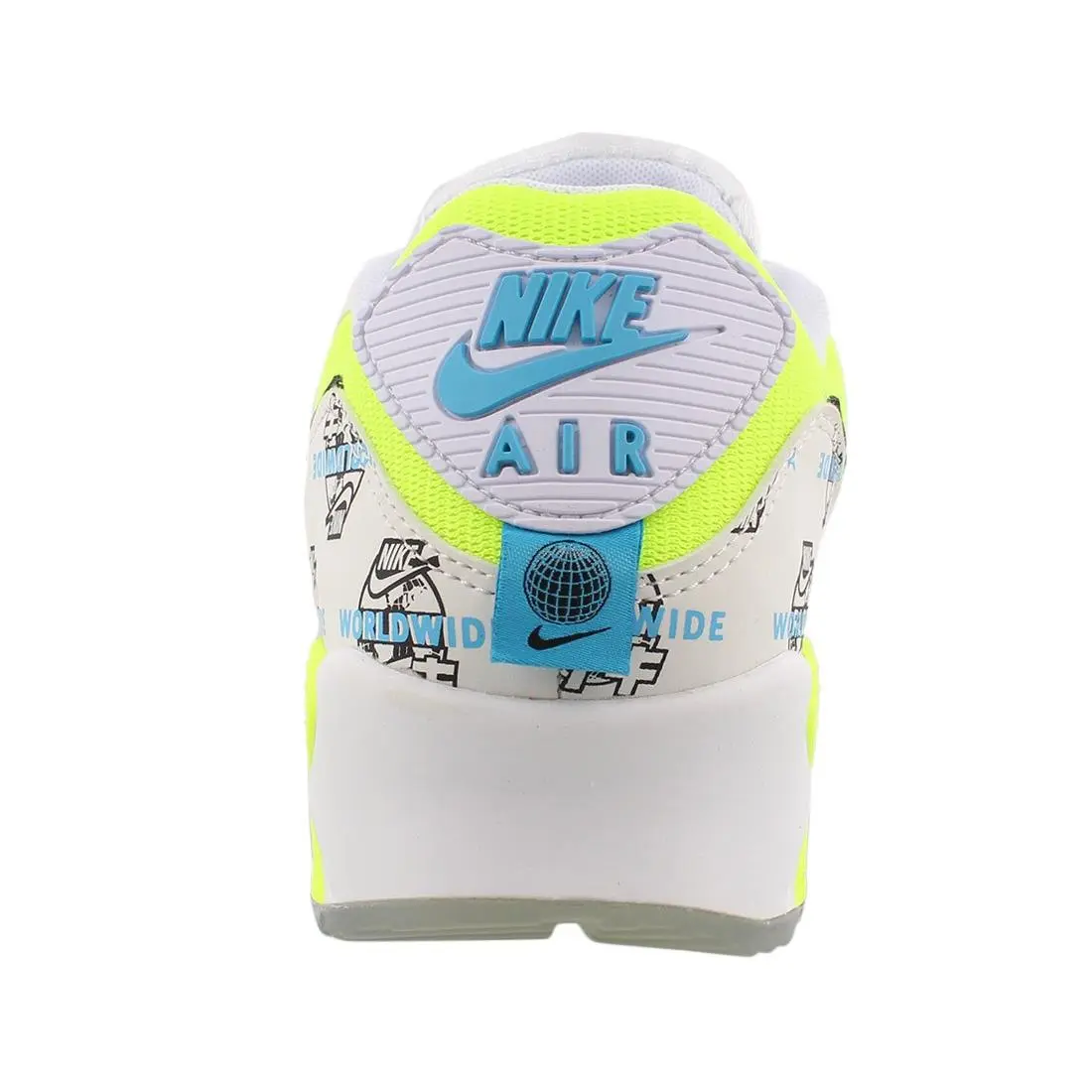 Nike shoes - White/Black/Volt, Main: White 2