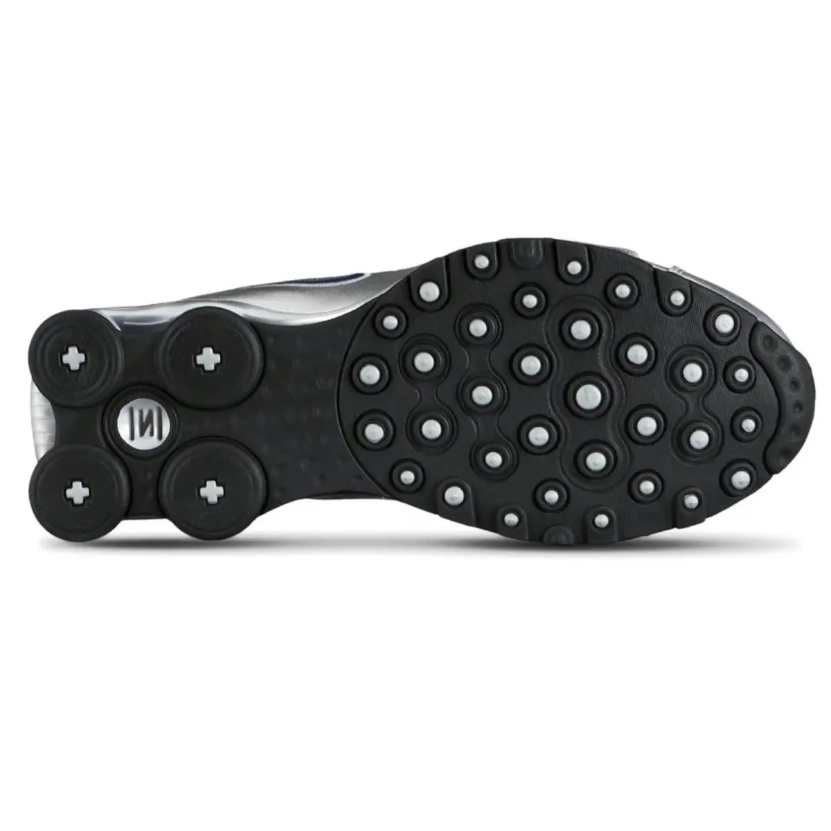 Nike shoes - Nike Shox - Shox - Silver, Maufacturer: Midnight Navy/Black/Metallic Silver 2