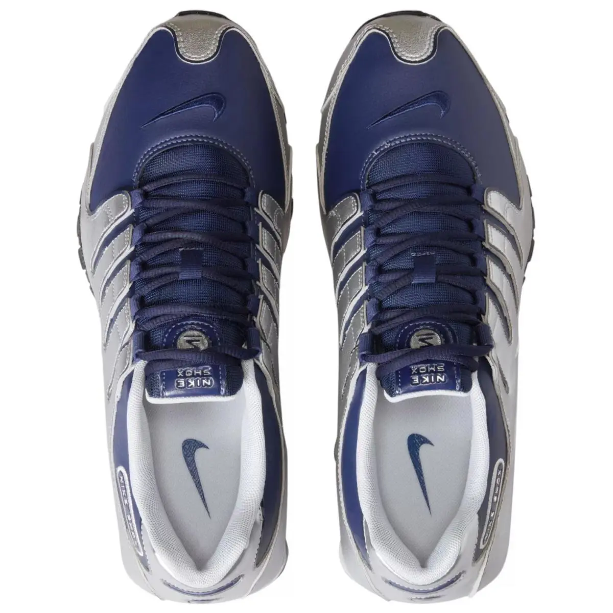 Nike shoes - Nike Shox - Shox - Silver, Maufacturer: Midnight Navy/Black/Metallic Silver 4