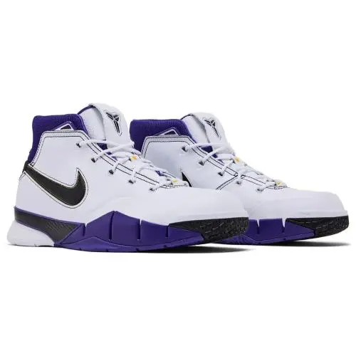 Nike shoes - Nike Zoom Kobe 1 - Zoom Kobe - IM0542-100 - White/Black/Court Purple 6