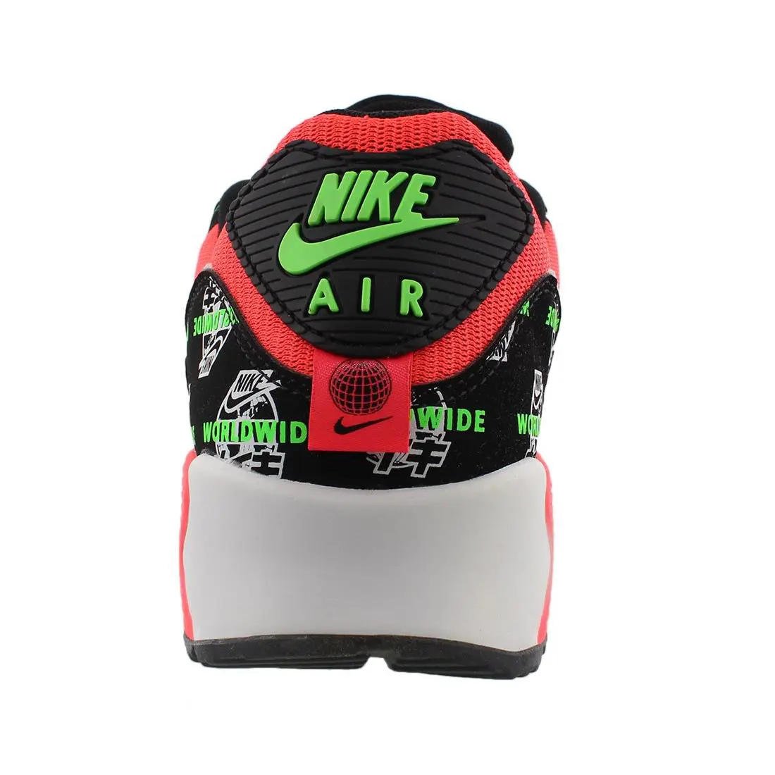 Nike shoes - Black/White/Green Stirke, Main: Black 2