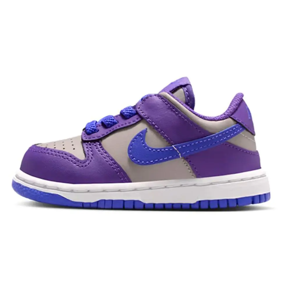 Toddler`s Nike Dunk Low College Grey/persian Violet FB9107 007 - College Grey/Persian Violet