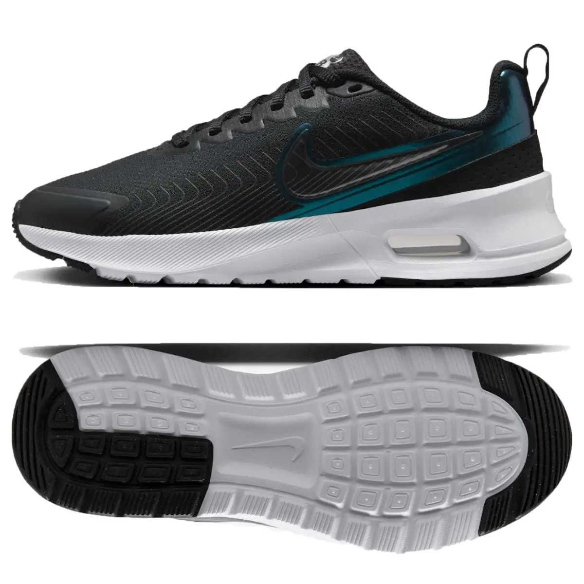 Nike W Air Max Nuaxis Black/white/metallic Dark Grey HF1233-003 Women`s Shoes