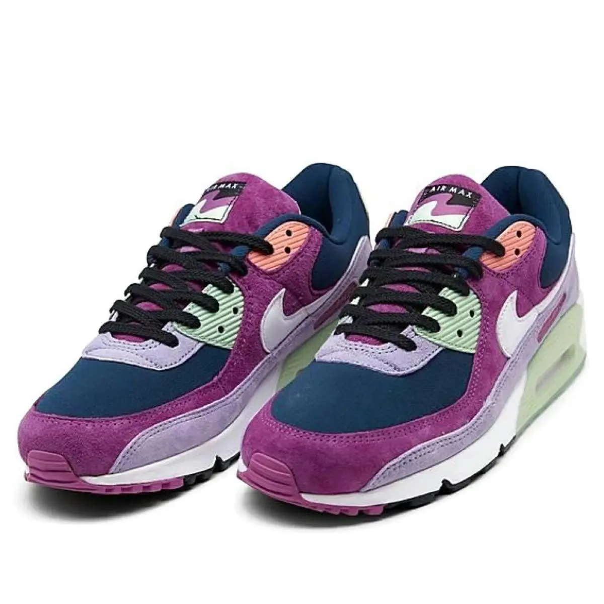 Nike shoes - Nike Air Max 90 - Air Max - Purple, Maufacturer: Light Bordeaux/White/Armory Navy 1