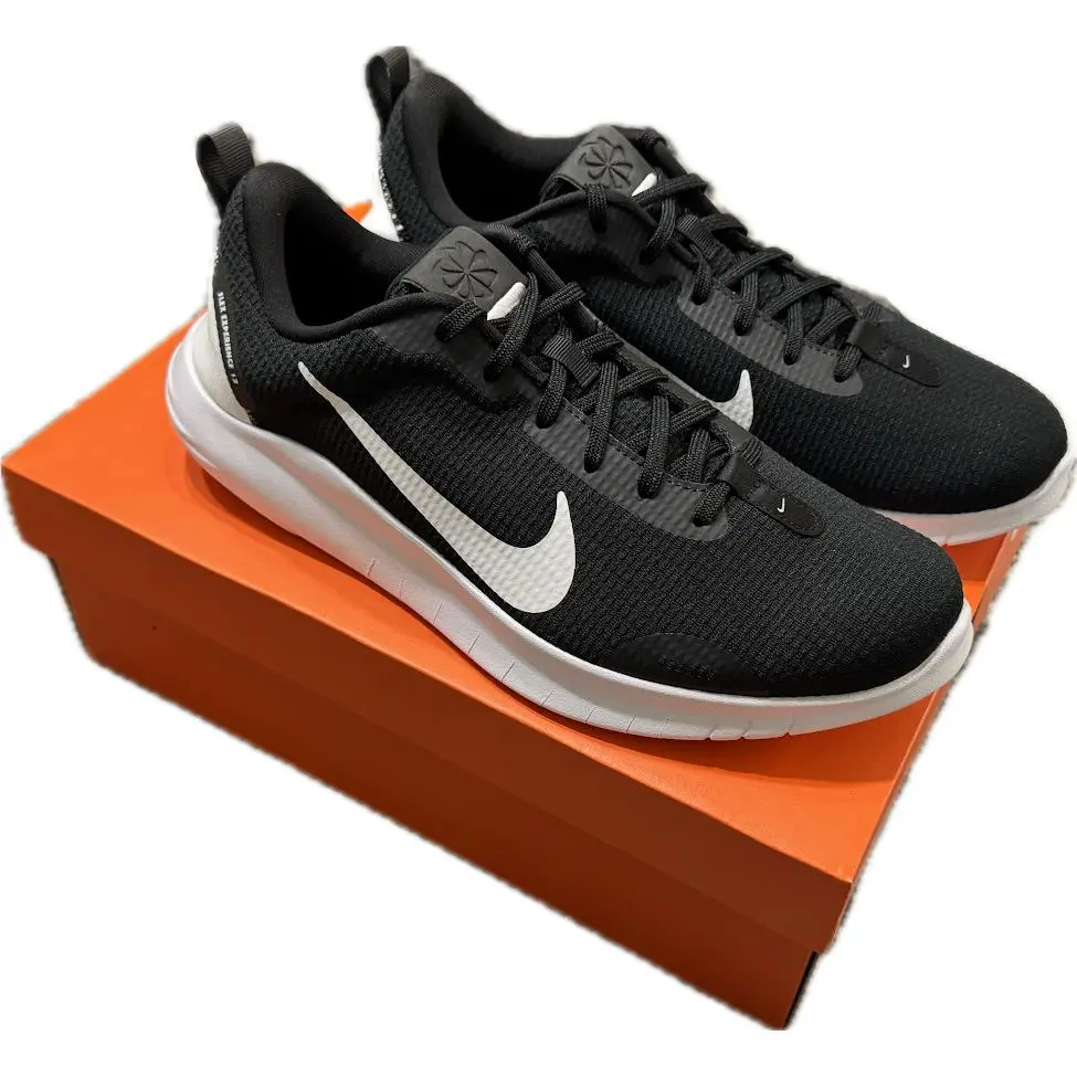 Nike shoes - Nike Flex Experience Run 12 - DV0740-004 - Black/White-Dk Smoke grey 5