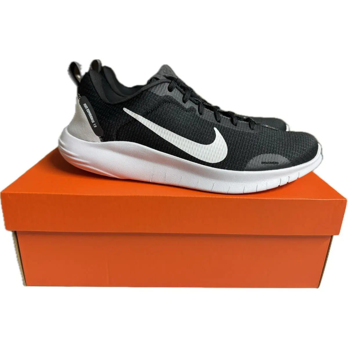Nike shoes - Nike Flex Experience Run 12 - DV0740-004 - Black/White-Dk Smoke grey 6