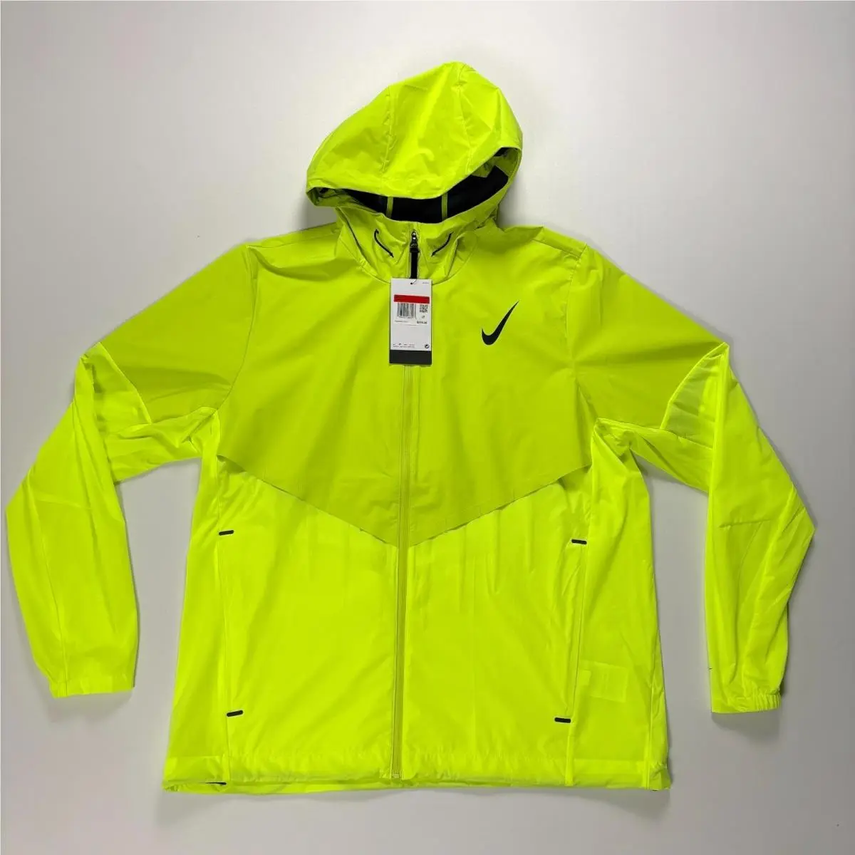 Mens Aeroswift Storm-fit Aerogami Jacket Yellow Sz XL Running by Nike