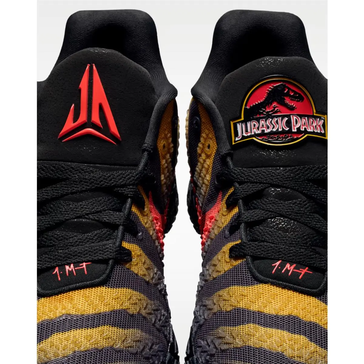 Nike shoes - Nike JA 3 - IU7240-001 - Anthracite/Bright Crimson-Yellow Ochre 6