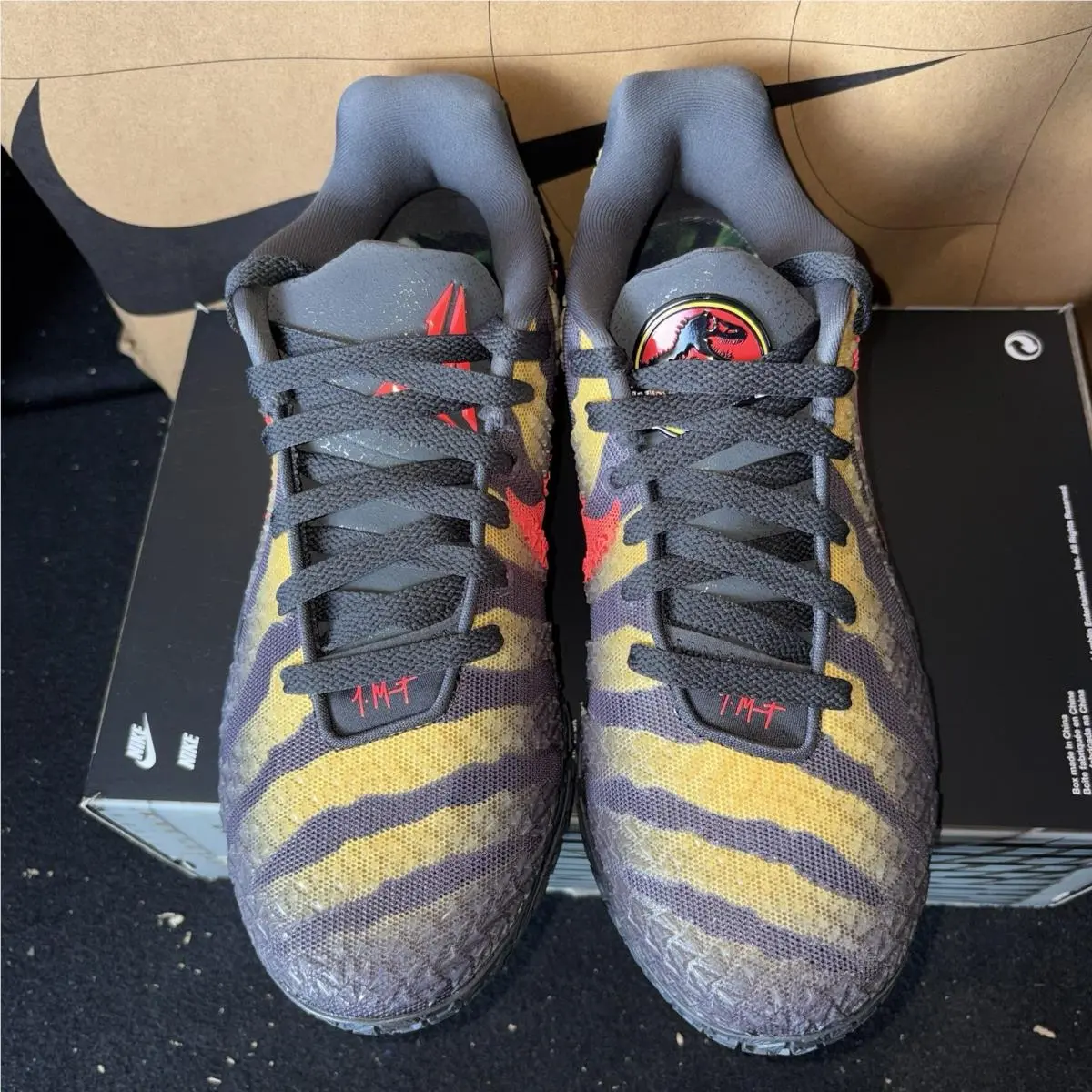 Nike shoes - Nike JA 3 - IU7240-001 - Anthracite/Yellow Ochre/Bright Crimson 2