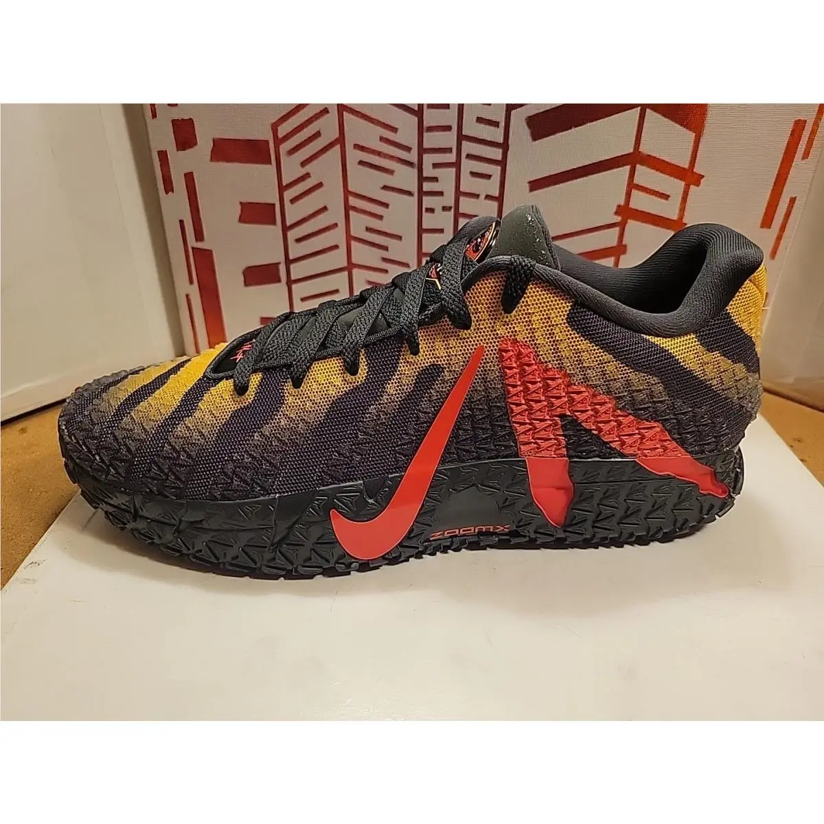 Nike shoes - Nike JA 3 - IU7240-001 - Anthracite/Yellow Ochre/Bright Crimson 8