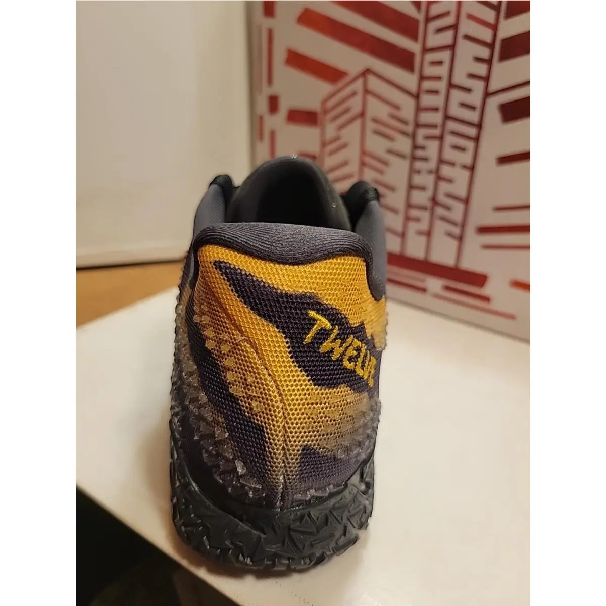 Nike shoes - Nike JA 3 - IU7240-001 - Anthracite/Yellow Ochre/Bright Crimson 9