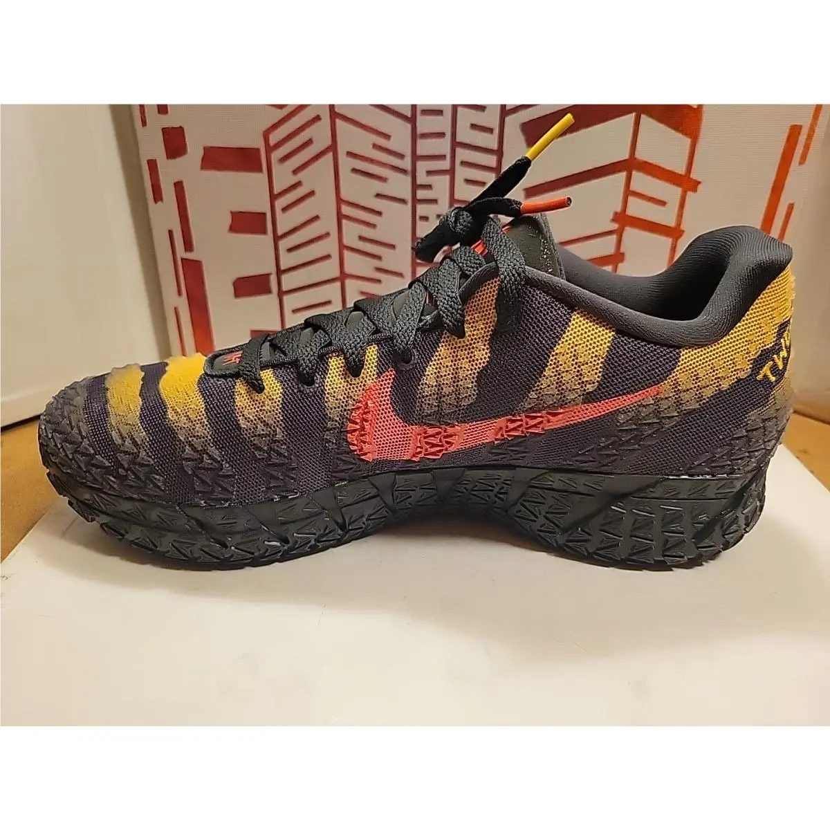 Nike shoes - Nike JA 3 - IU7240-001 - Anthracite/Yellow Ochre/Bright Crimson 3