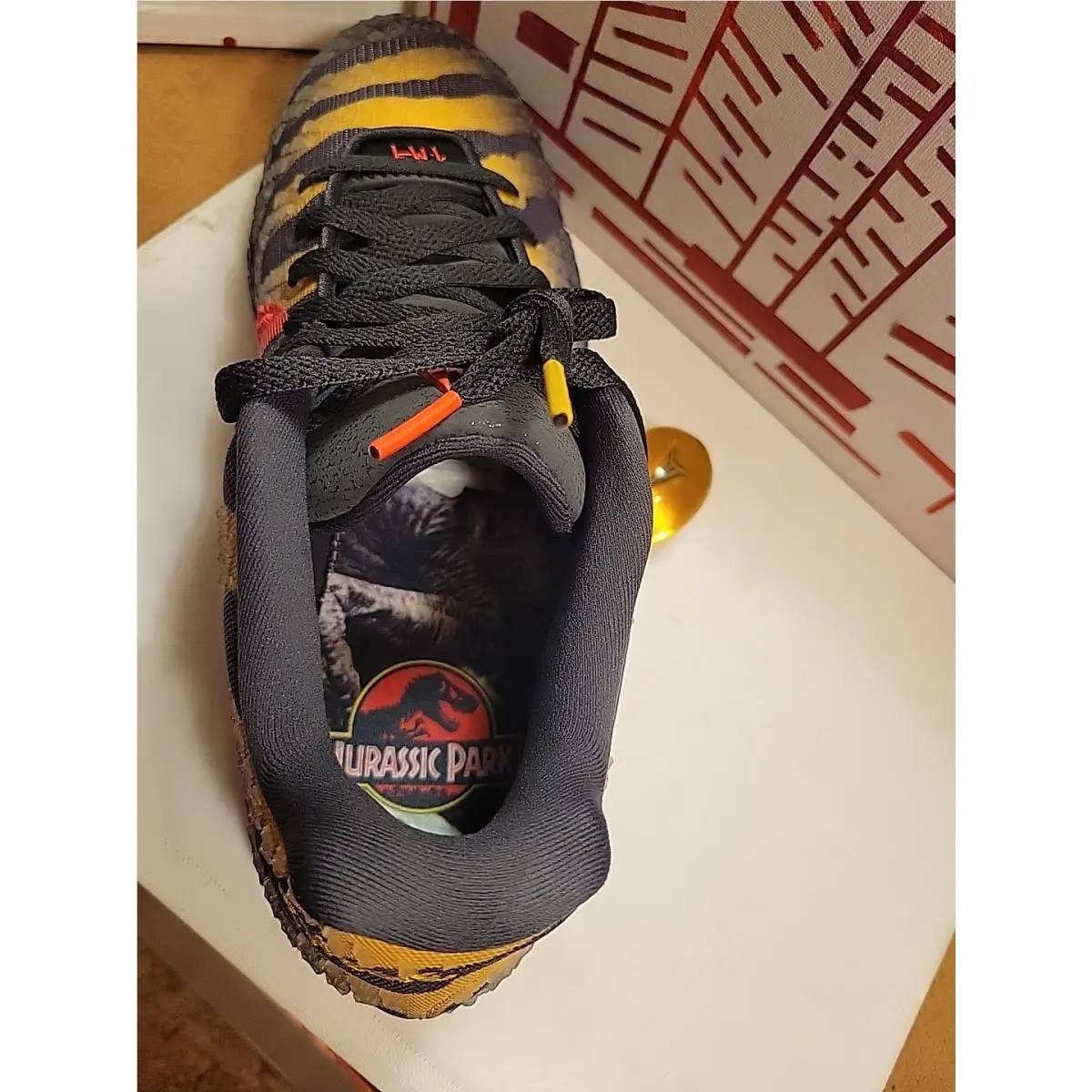 Nike shoes - Nike JA 3 - IU7240-001 - Anthracite/Yellow Ochre/Bright Crimson 5