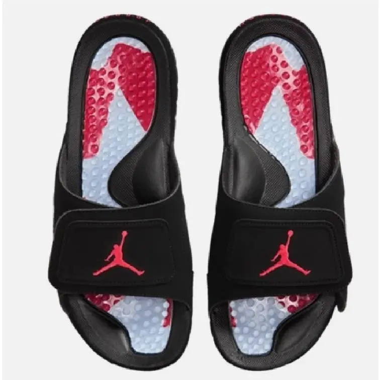 Nike Men`s Air Jordan DM0979 009 Hydro VI Sandal Athletic Black Infrared 23 Sz 8
