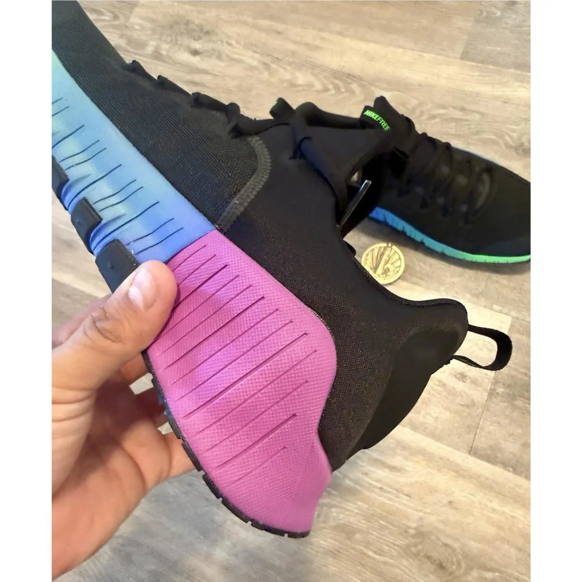 Nike shoes - Nike Free Metcon 6 - Free Metcon - FJ7127-005 - Black / Purple / Blue / Green (UPC: 198482723828) 1