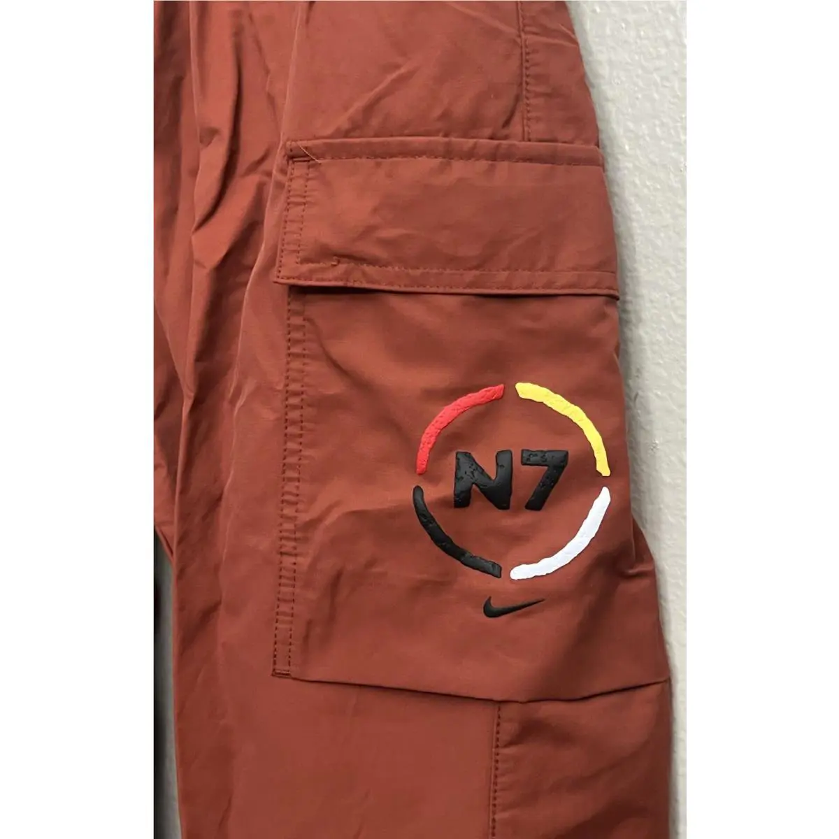 Nike clothing - Nike N7 Open-Hem Woven Cargo Pants - II5752-641 - Mars Stone (UPC: 198487725056) 3