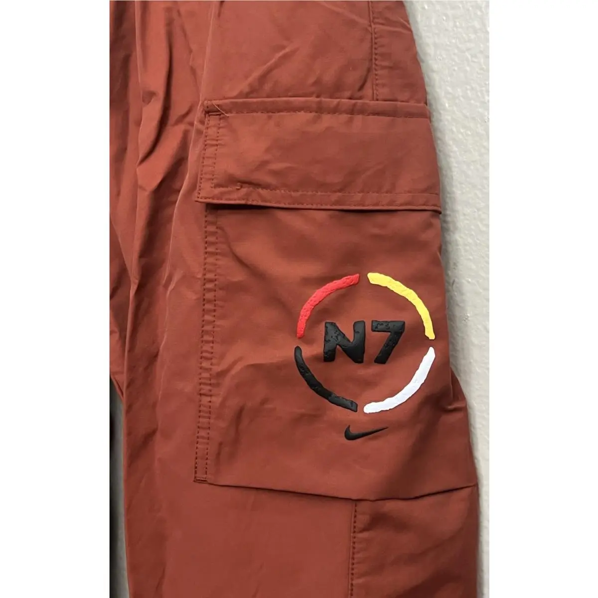 Nike clothing - Nike N7 Open-Hem Woven Cargo Pants - II5752-641 - Mars Stone (UPC: 198487724677) 3
