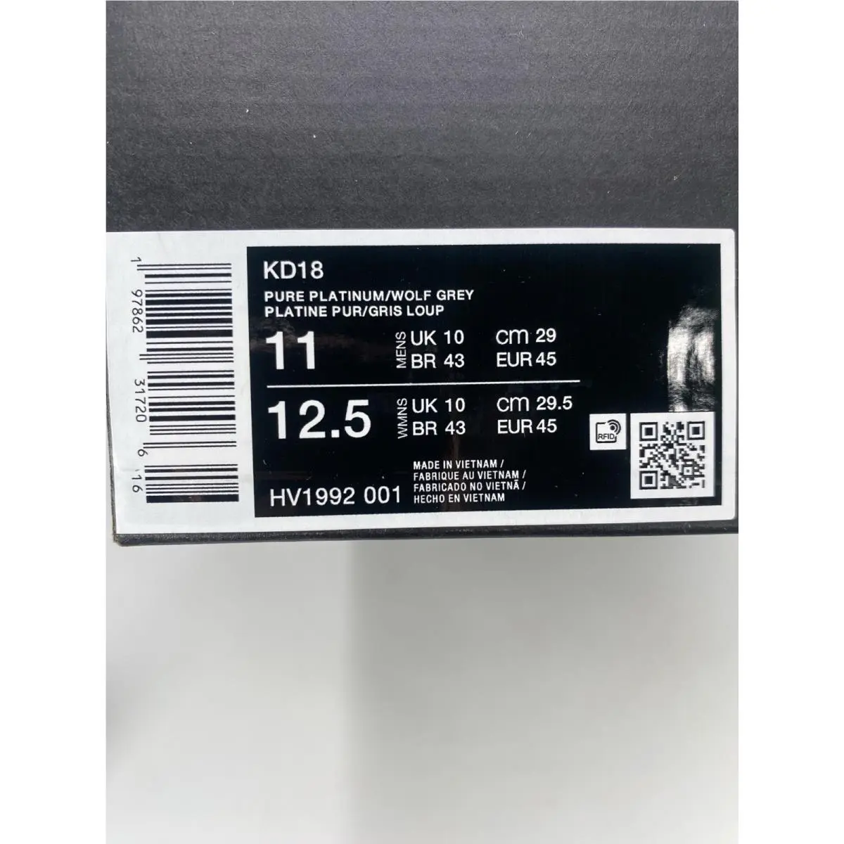 Nike shoes - Nike KD 11 - HV1992-001 - Gray (UPC: 197862317206) 8