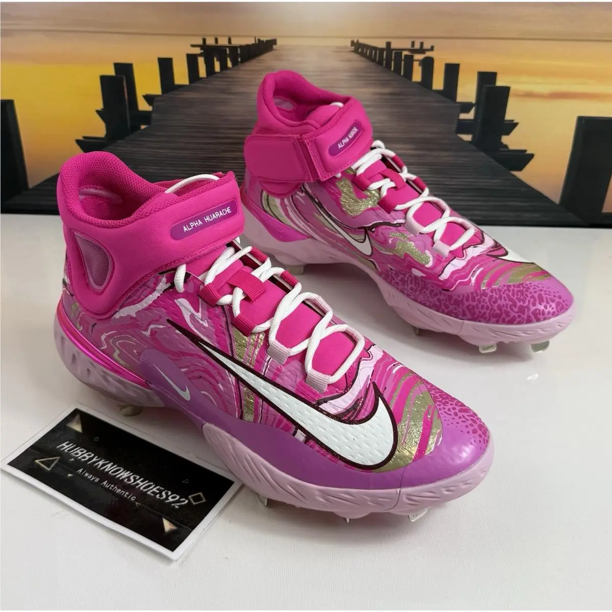 Nike shoes - Nike Alpha Huarache - Alpha Huarache - FZ7344-600 - Pink 2