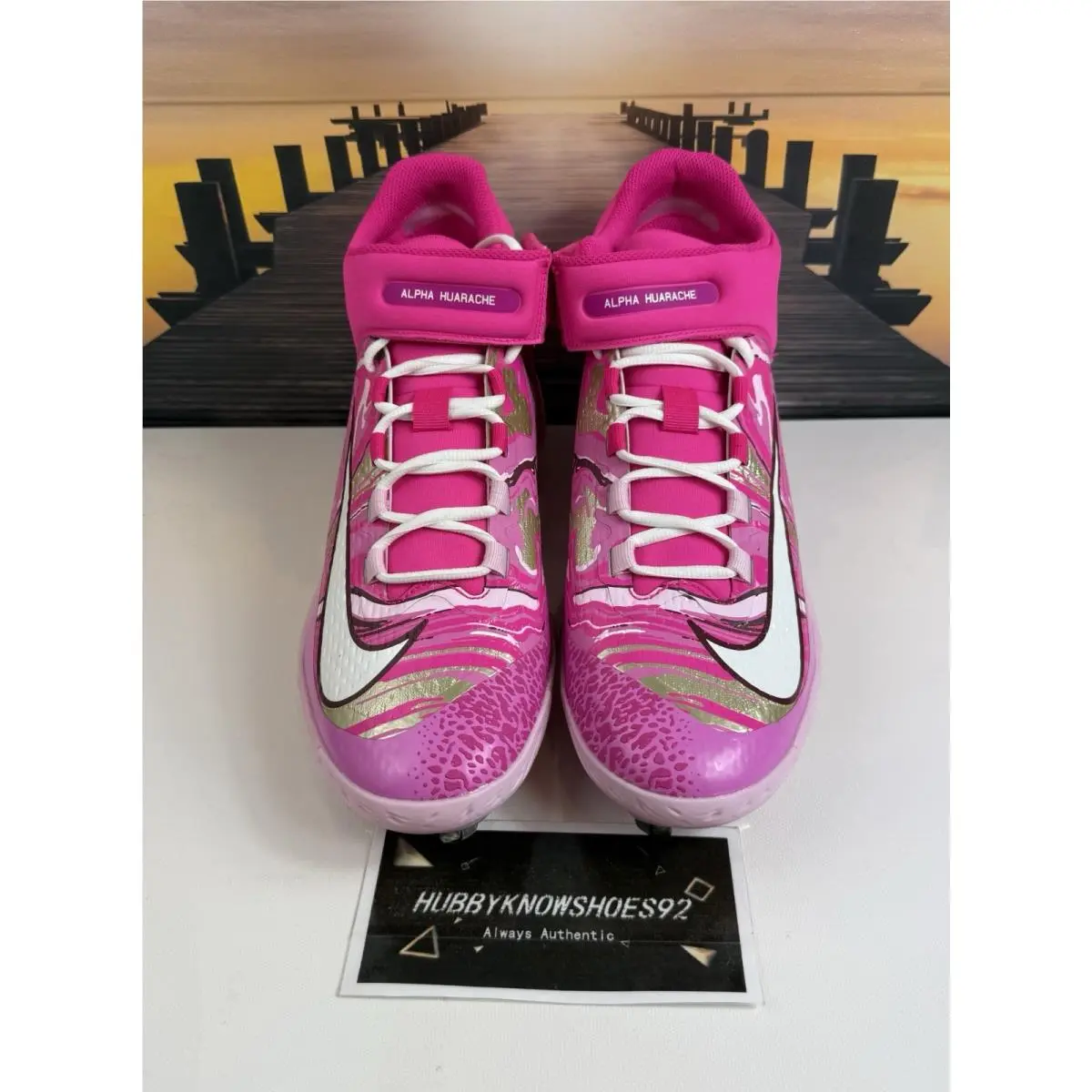 Nike shoes - Nike Alpha Huarache - Alpha Huarache - FZ7344-600 - Pink 3