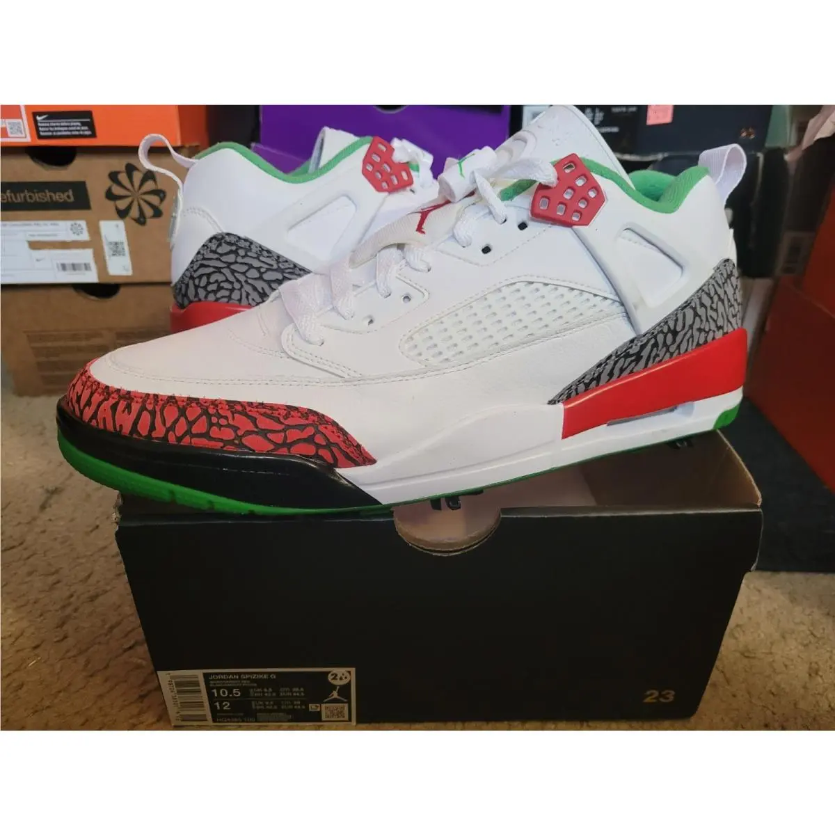 Nike shoes - Jordan Spizike Golf - Spizike Golf - HQ4365 100 - Green 8