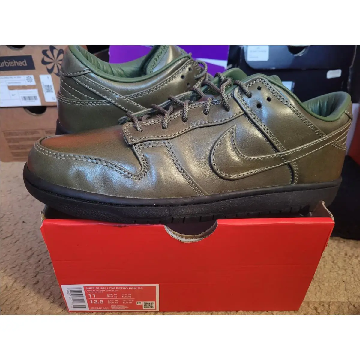 Nike shoes - Nike Dunk Low - Dunk Low - IQ3342 300 - Green 4